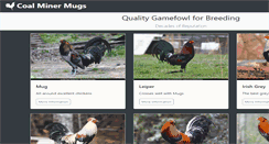 Desktop Screenshot of coalminermugs.com